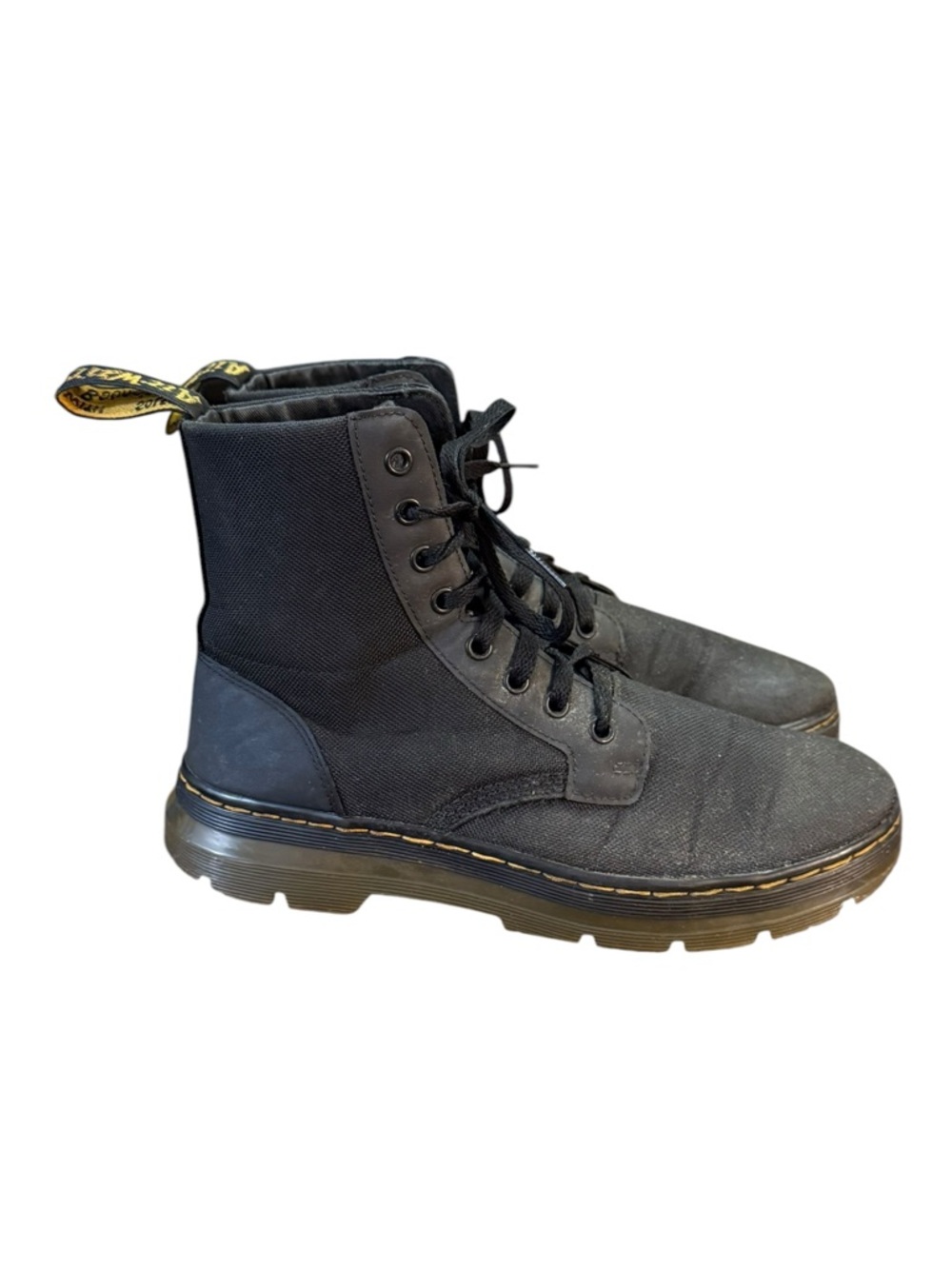 Dr. Martens Combs Extra Tough Nylon Boots Women’s Size 10 Men’s Size 9 Black